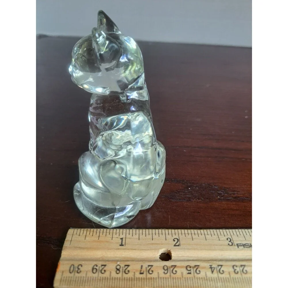 Fenton Like Crystal Cat